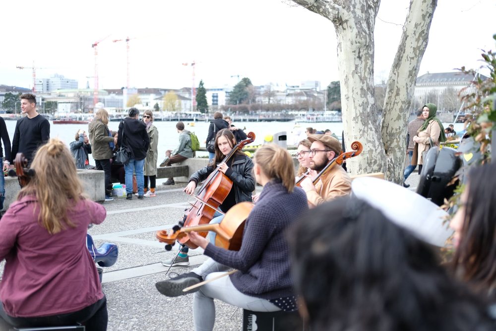 Strassenmusik am See – Foto 1